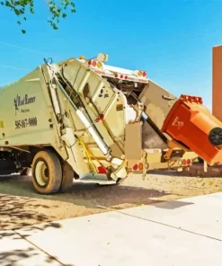 Garbage Truck Diamond Painting