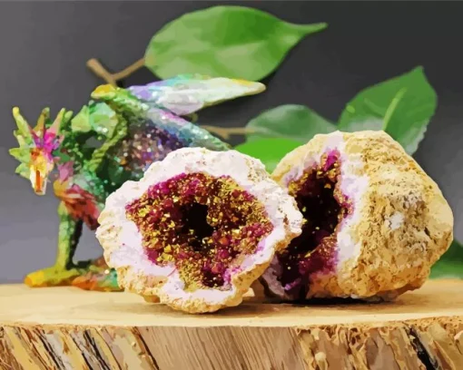 Geode Rocks Diamond Painting