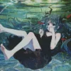 Girl Drowning Diamond Painting