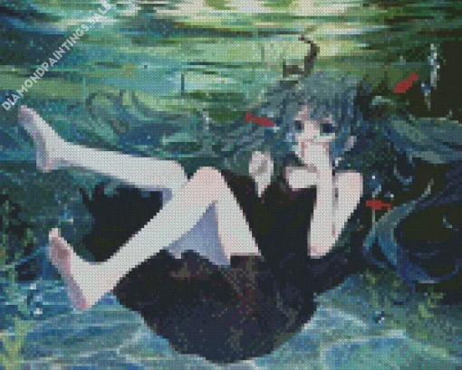 Girl Drowning Diamond Painting
