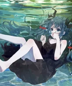 Girl Drowning Diamond Painting