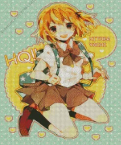 Haikyuu Hitoka Yachi Diamond Painting