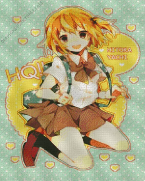 Haikyuu Hitoka Yachi Diamond Painting