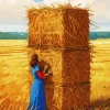 Harvest Girl Diamond Painting