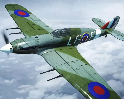 Hawker Hurricane Diamond Painting
