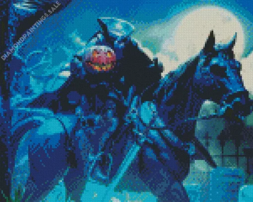 Headless Horseman Diamond Painting