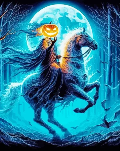 Headless Horseman Art Diamond Painting