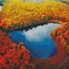 Heart Lake Canada Diamond Painting