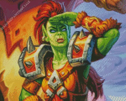 Hearthstone Game Diamond Painting