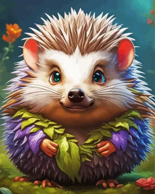 Hedgehog Diamond Painting