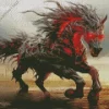 Hell Horse Diamond Painting