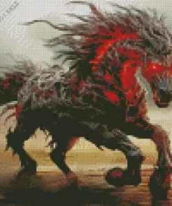 Hell Horse Diamond Painting