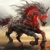 Hell Horse Diamond Painting
