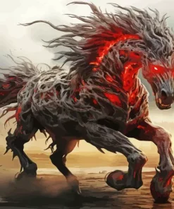 Hell Horse Diamond Painting