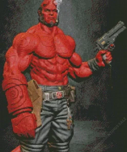 Hellboy Superhero Diamond Painting