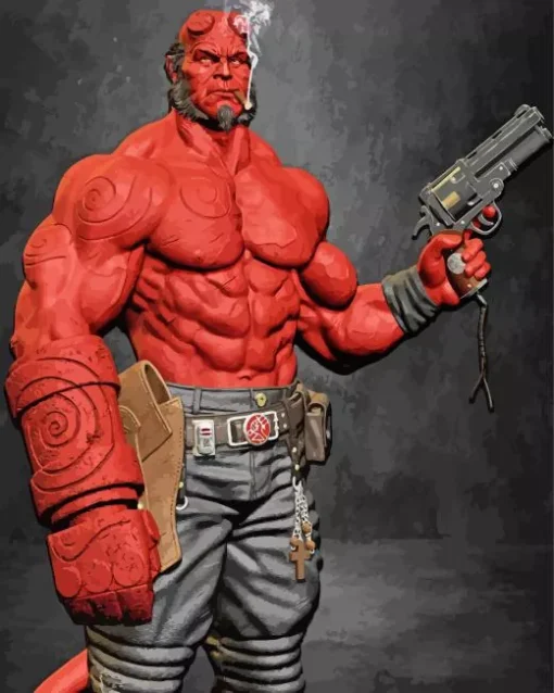 Hellboy Superhero Diamond Painting