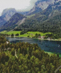 Hintersee Lake Diamond Painting