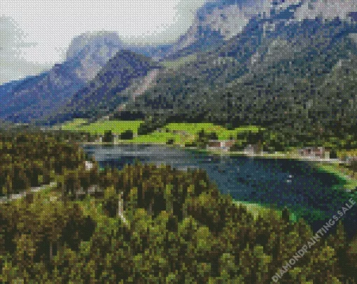 Hintersee Lake Diamond Painting