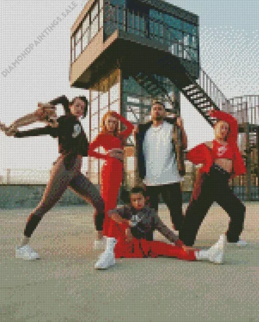 Hip Hop Dancers Diamond Painting