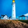Hirtshals Fyr Lighthouse Diamond Painting