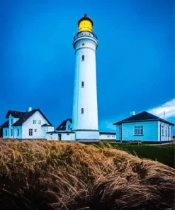 Hirtshals Fyr Lighthouse Diamond Painting