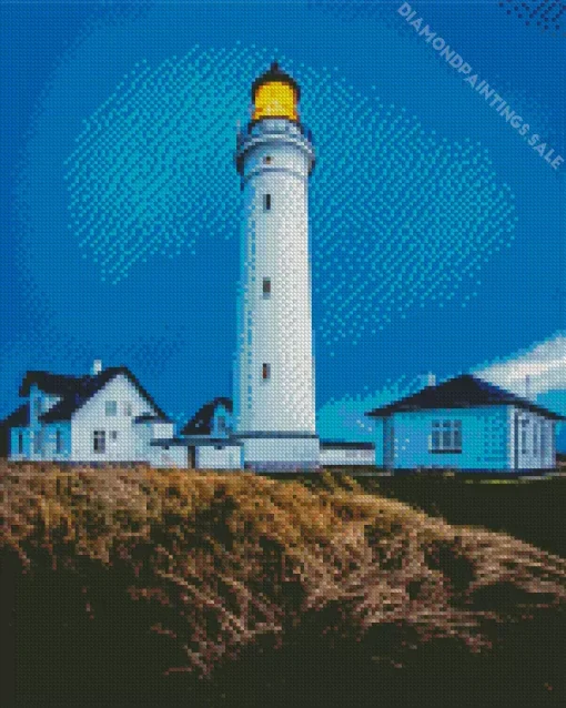 Hirtshals Fyr Lighthouse Diamond Painting