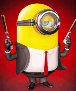 Hitman Minion Diamond Painting