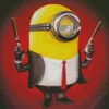 Hitman Minion Diamond Painting