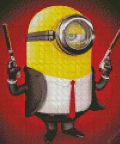 Hitman Minion Diamond Painting