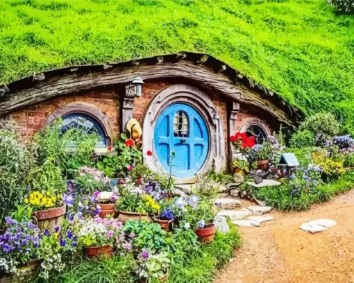 Hobbiton House Diamond Painting