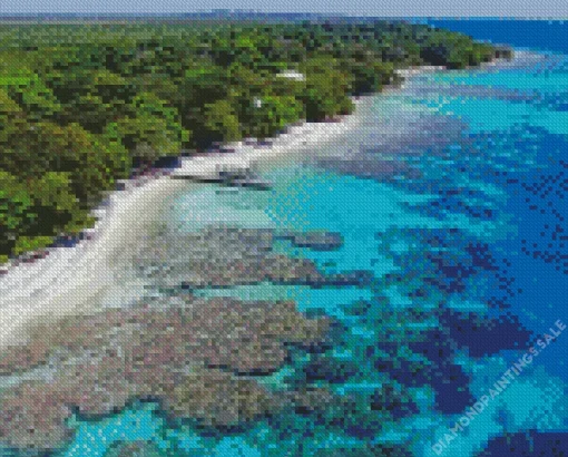 Honduras Coast Diamond Painting