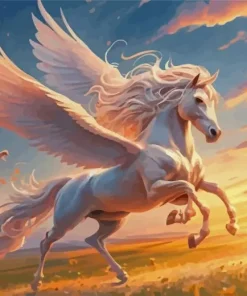 Horse With Wings Diamond Painting