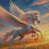 Horse With Wings Diamond Painting