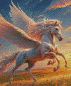 Horse With Wings Diamond Painting