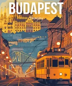 Hungary Poster Diamond Painting