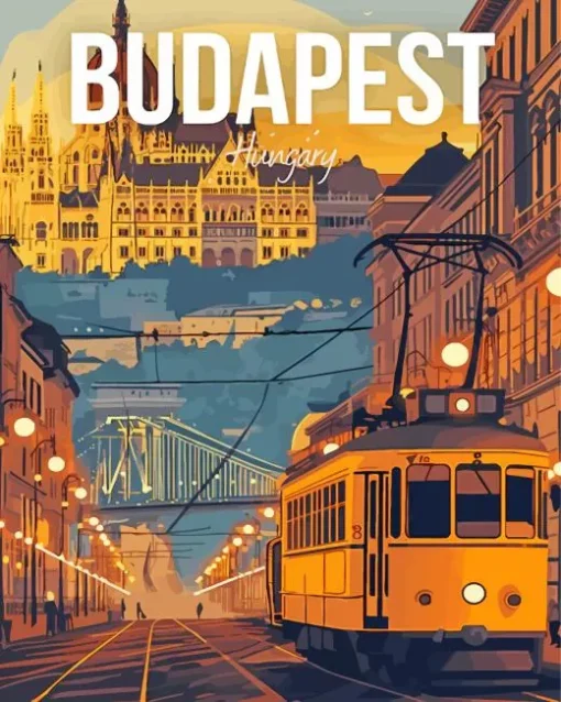 Hungary Poster Diamond Painting