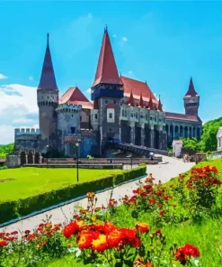 Hunyad Castle Romania Diamond Painting