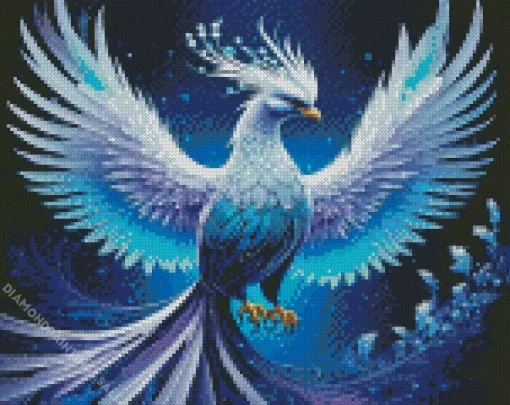 Ice Phoenix Diamond Painting