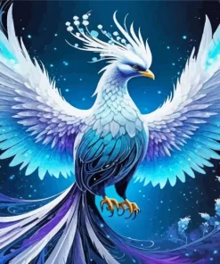 Ice Phoenix Diamond Painting