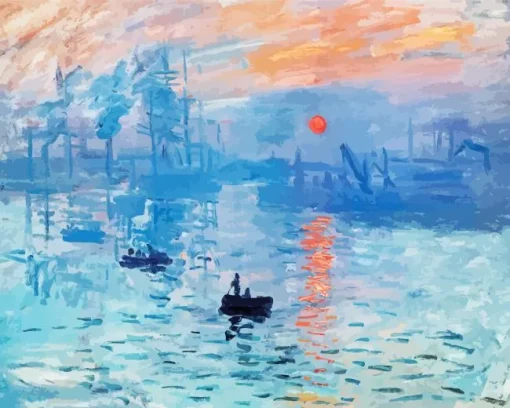 Impression Sunrise Claude Monet Diamond Painting