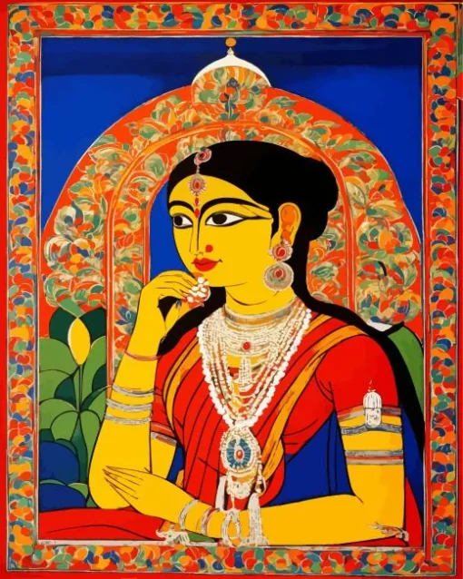 Indian Folk Art Diamond Painting