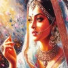Indian Lady Diamond Painting