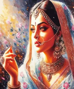 Indian Lady Diamond Painting