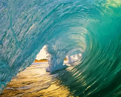Inside A Wave Diamond Painting
