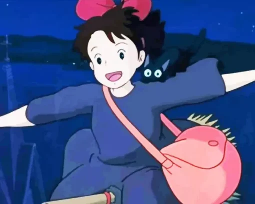 Kiki And Jiji Diamond Painting