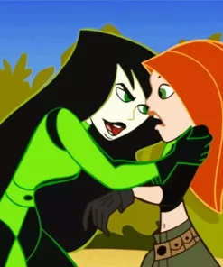 Kim And Shego Diamond Painting