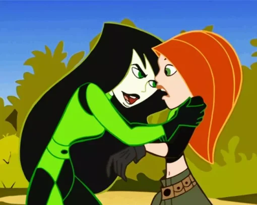 Kim And Shego Diamond Painting
