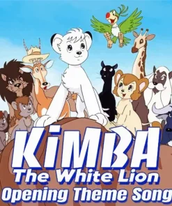 Kimba The White Lion Diamond Painting