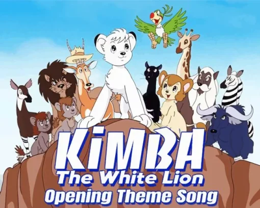 Kimba The White Lion Diamond Painting