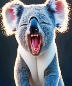 Koala Fangs Diamond Painting